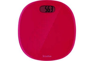 Terraillon Pop 160Kg Glass Scale - Fuchsia